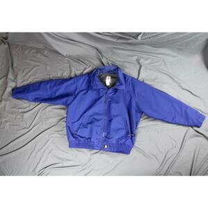 Carhartt Jacket Mens XL Blue J72 Workshield Squall Lined Fleece Vintage USA